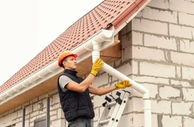 Pose et remplacement de gouttières à Boësses